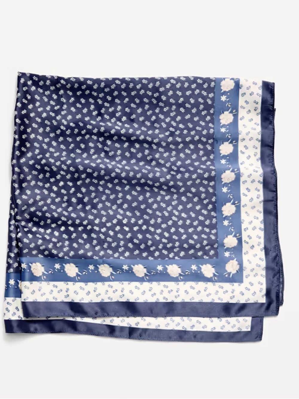 NWT Old Navy Outtek™ Silky Scarf - Blue Floral